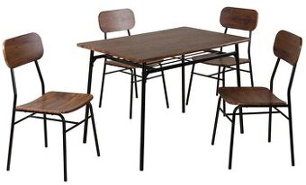 Nerozbalený jedálenský set (5 dielov) Manitoba, orech v záru