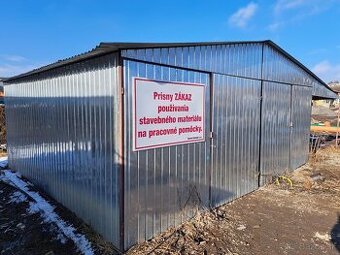 Predám veľký plechový sklad - 1