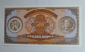 Vzácné bankovky Matej Gábriš, všetko UNC 