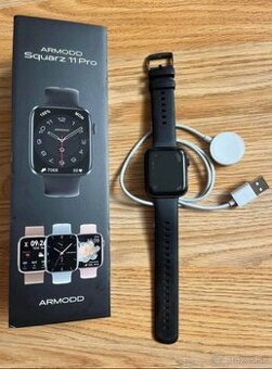 Smart hodinky ARMODD Squarz 11 Pro čierne 44mm