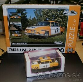 TATRA 603 - 2 VB /1975/ PUZZLE + model 1:43 , ABREX
