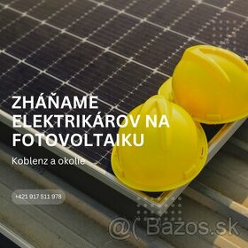 Elektrikári / Montéri na fotovoltaiku