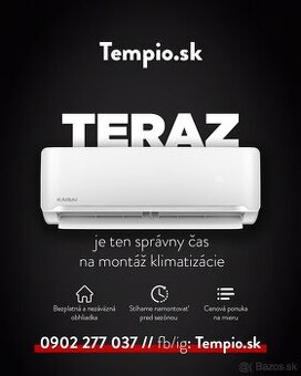 ❄️ Montáž klimatizácií na kľúč | Tempio.sk – Pohoda po celý