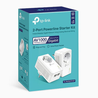TP-Link TL-PA7027P 1000Mpbs Powerline adapter kit