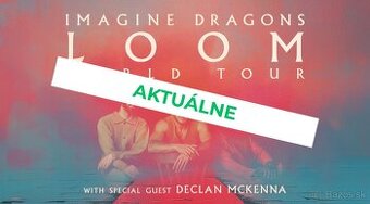 Predám 4 lístky na Imagine Dragons 15.6. Budapešť - AKTUÁLNE