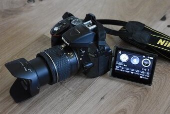 Nikon D5300 wifi - VR objektiv 18 - 55 AF-P - brasna