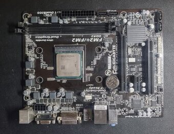 AMD APU A4-5300 + Deska Gigabyte GA-F2A55M-DS2 (FM2+ DDR3)⭐