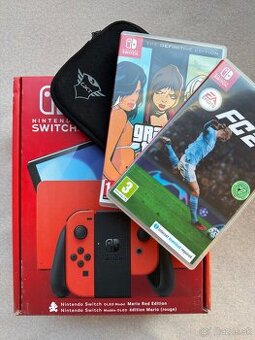 Nintendo Switch Oled Mario Red Edition