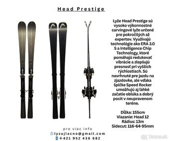 Lyže Head Prestige 165cm
