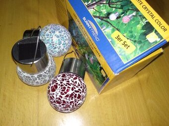 Predám Solárne visiace LED svietidlá Crystal Color