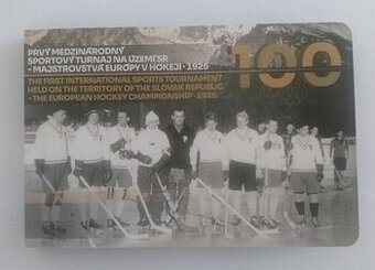 Zberateľská karta 2 € 2025 Majstrovstvá Európy v hokeji 1925