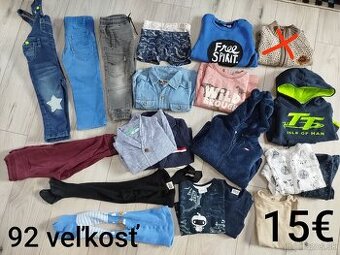 Balík oblečenia vo veľkosti 92