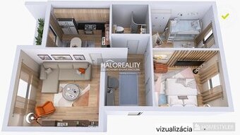 HALO reality - Predaj, trojizbový byt Bratislava Karlova Ves