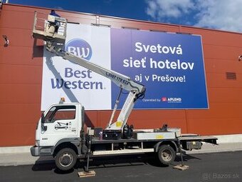 Nissan Cabstar práce montážnou plošinou