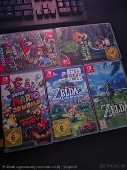 Predam hry na Nintendo Switch