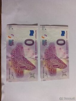 Predávam tieto 0€ bankovky