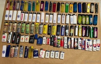 Zapalovače zbierka 100+