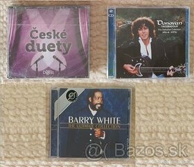 8x CD výberovky: České duety, Donovan, Barry White