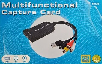 USB3.0 Video Capture Card HD/RCA/S-video