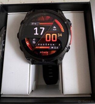 predám Garmin Fenix 8 47 mm AMOLED Slate Gray Steel/Black Ba