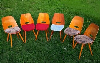 Retro stoličky lízatká - 6 ks