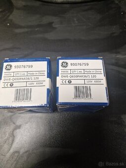 Predám žiarovky Par36 120V 650W