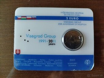 2€ karta minca Slovensko 2011 Vyšehrad coincard