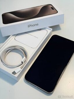 iPhone 15 Pro Max 256GB Čierny – Výborný stav