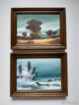 2 maľované obrázky - 1