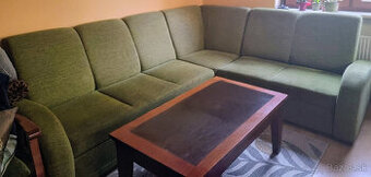 Veľká rohová sedačka