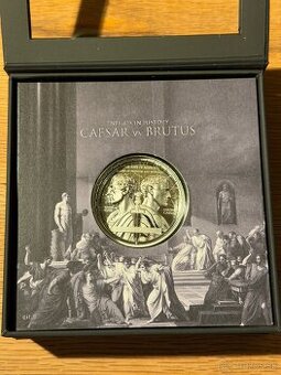 2 Oz Strieborná minca Brutus vs. Ceasar