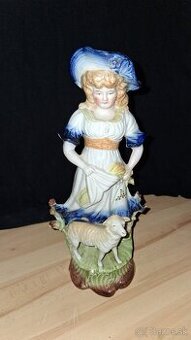 Porcelánová soška/figúrka Pastierka značená Germany
