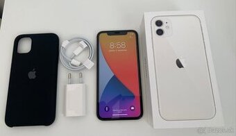 apple iphone 11 128gb White / Batéria 100%
