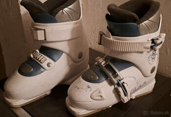 Detské lyžiarky Dalbello biele, veľkosť 22,5