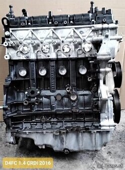 MOTOR 1.4 CRDI 2016 kód motora D4FC  KIA CEED 1.4 CRDI 2016