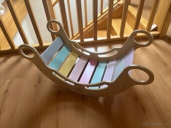 Detska hojdacka dúhová Elis design ukutuku