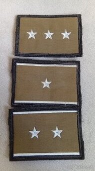 Hodnosti - nášivky