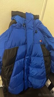 Bunda Tommy Jeans, L, modrej farby