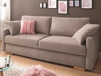 Rozkladacia pohovka Letty – béžová, TOP stav, vhodná aj na k