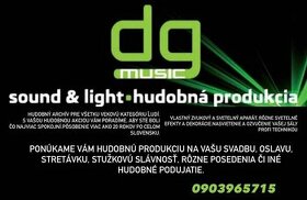 dg music - sound & light, hudobná produkcia