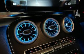Podsvietené výduchy klimatizácie Mercedes Benz C, GLC