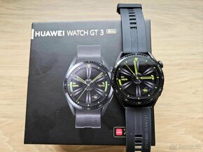 Huawei Watch GT 3 46 mm Active Black, top, zaruka