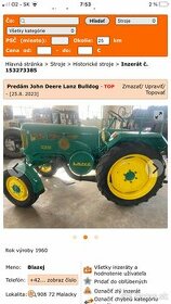 Traktory - Veterany