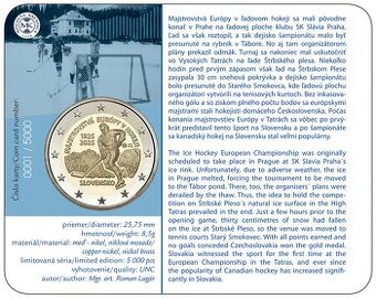 Coincard 2€ SK-2025 hokej