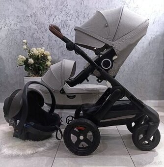 TERÉNNA TROJKOMBINÁCIA STOKKE TRAILZ BLACK GREY MELANGE