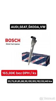 Repasované vstrekovače BOSCH 2.0 TDi - 110kw,140kw