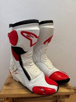 Kožené moto topánky/čižmy Alpinestars 43