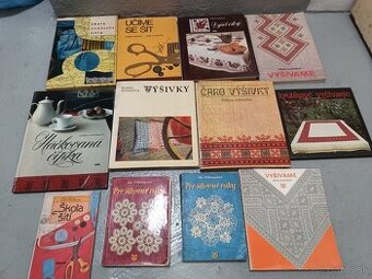 knihy o vyšívaní, výšivkách, ručné práce, kroj