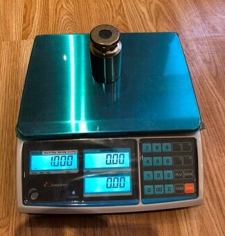 Obchodná váha s výpočtom ceny do 15 kg–nová-ciachovaná