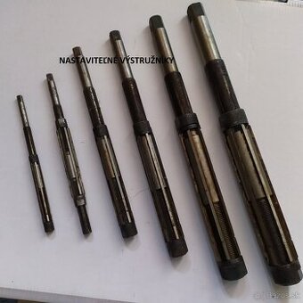 Nastaviteľné výstružníky - sada.